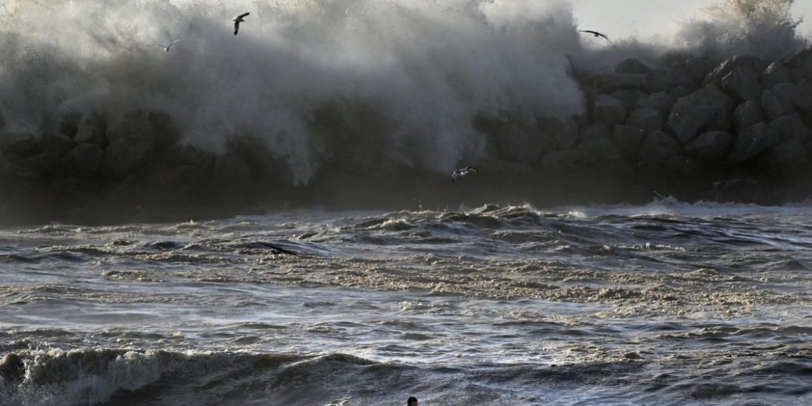 Huge waves are expected to reach 40 feet off the coast of California, generating dangerous surf